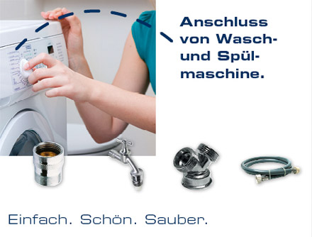 Handwerk - Anschluss von Wasch- und Spülmaschine